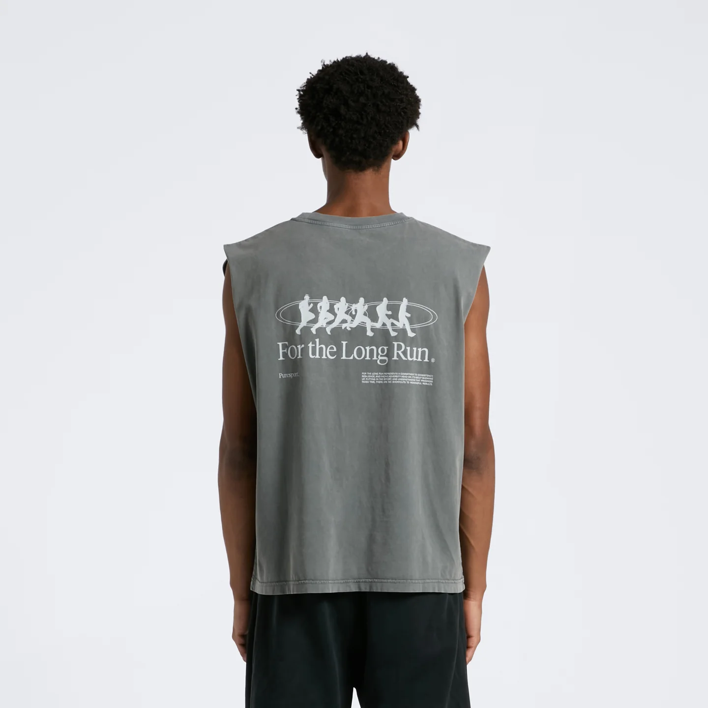 For the Long Run® Cut-Off - Washed Black - Image 3