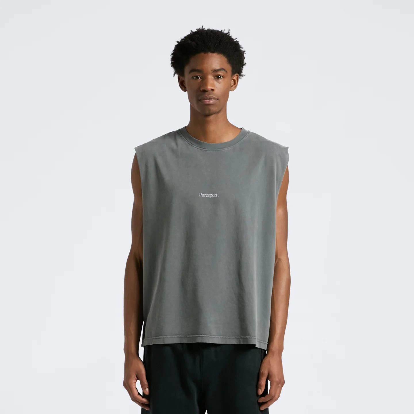 For the Long Run® Cut-Off - Washed Black - Image 4