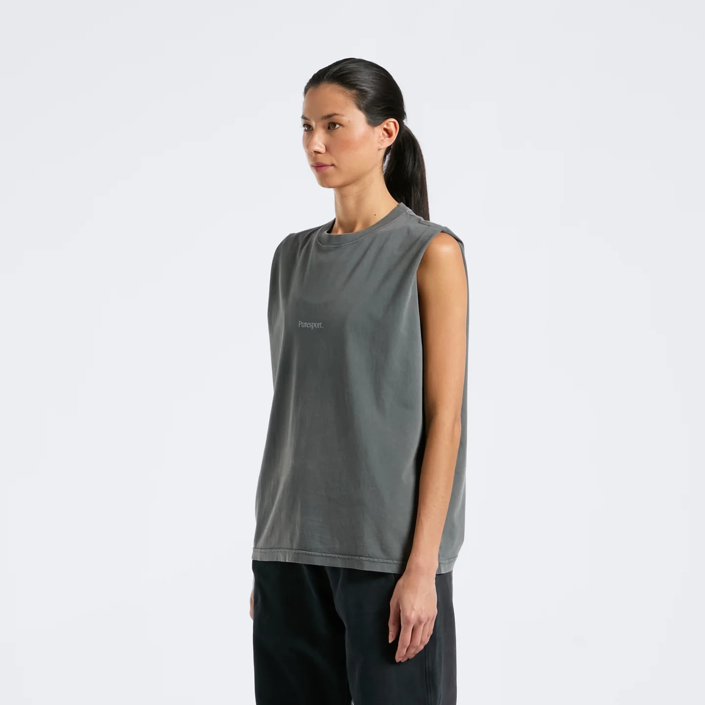 For the Long Run® Cut-Off - Washed Black - Image 8