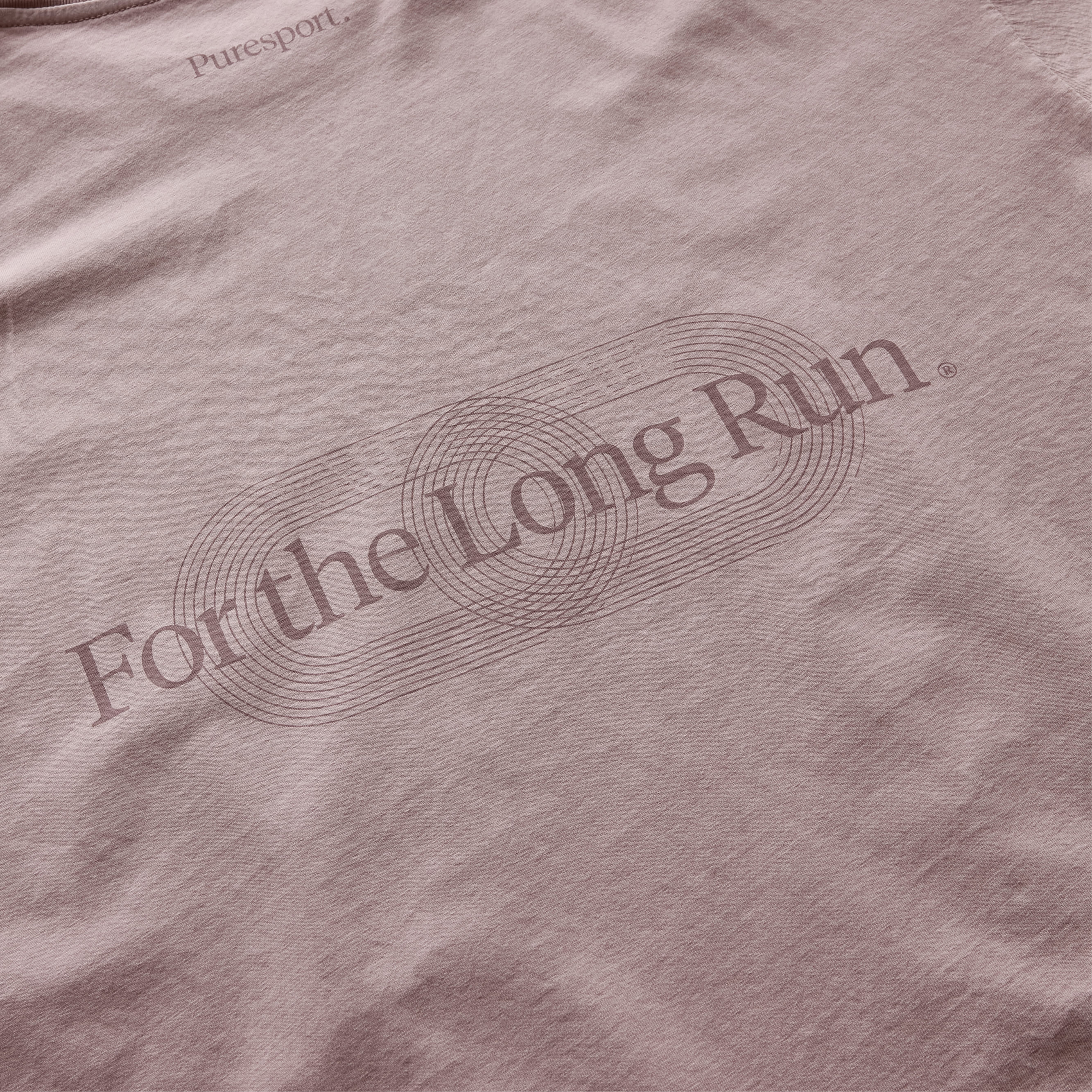 For the Long Run® T-Shirt - Washed Purple - Image 6