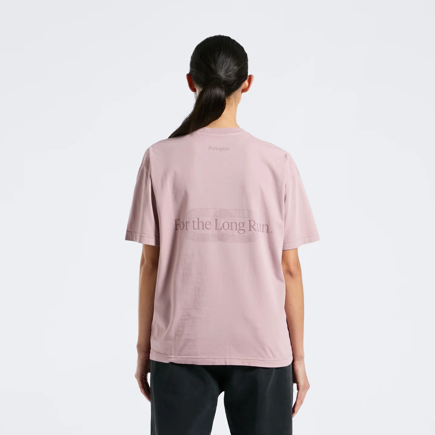 For the Long Run® T-Shirt - Washed Purple - Image 7